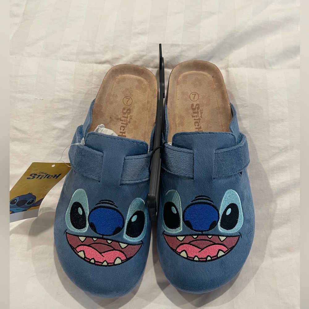 Stitch Blue Slip-On Shoes